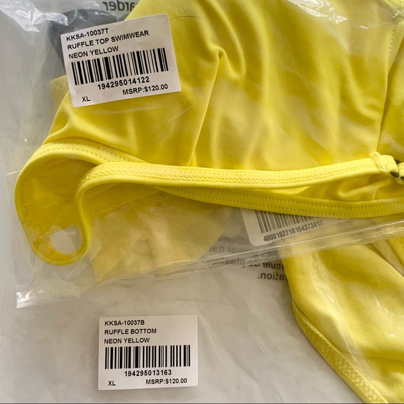 🌸New🌸 2pk Kendall + Kylie Swimwear Bikini Set Size M & XL NWT - Picture 9 of 10